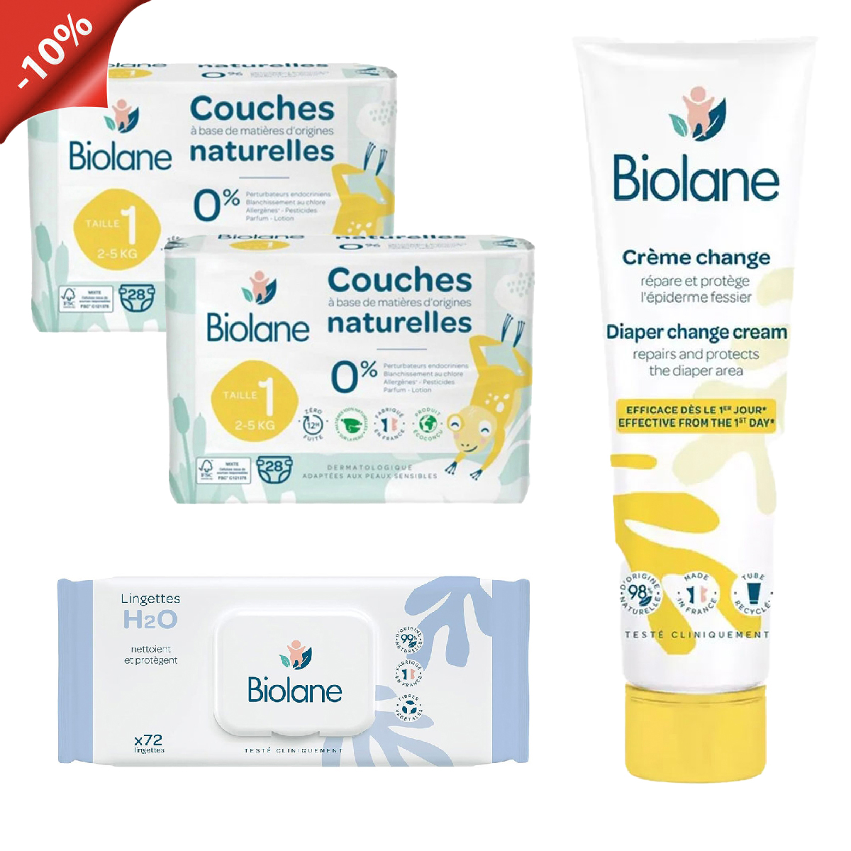 Biolane - Diaper 1 bundle 