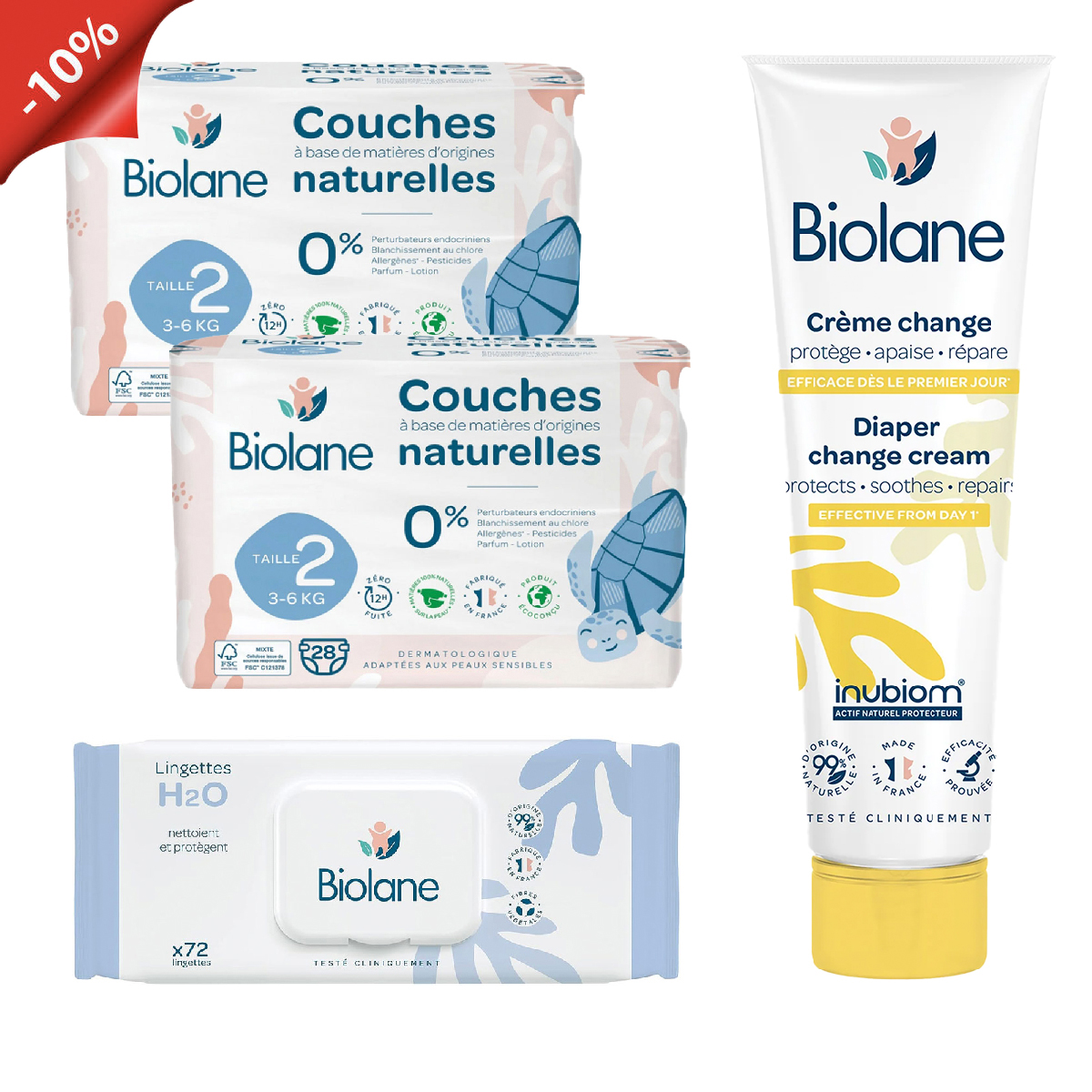 Biolane - Diaper 2 bundle 