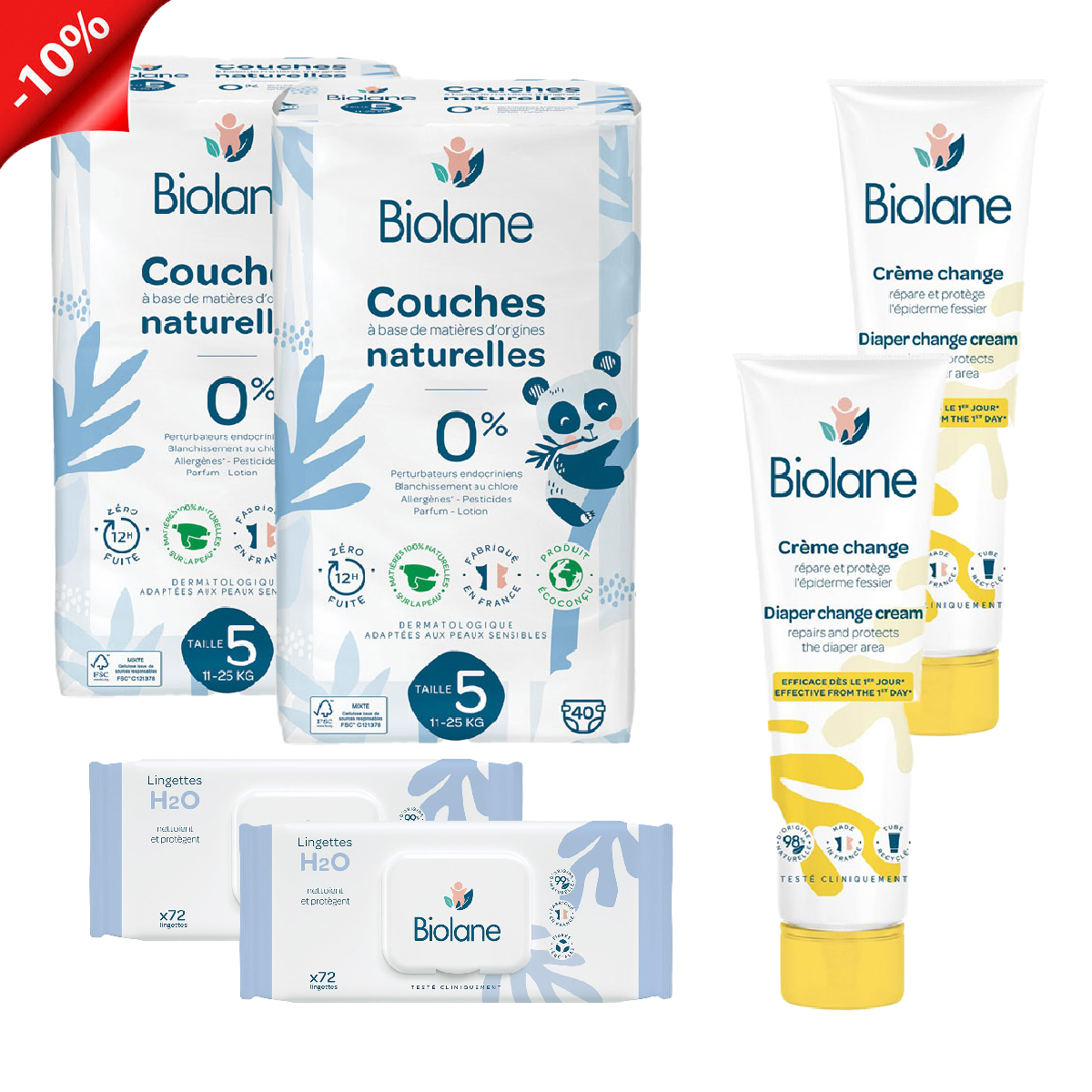 Biolane - Diaper 5 bundle 