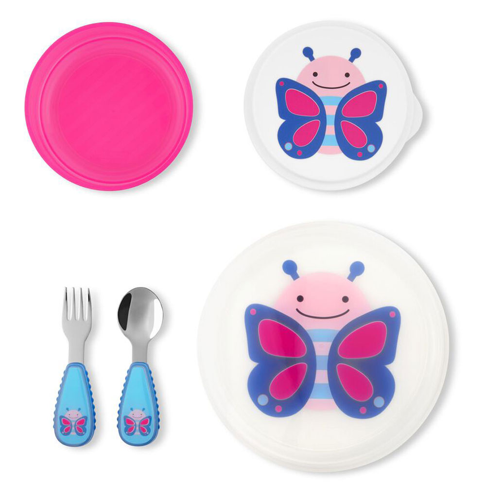 Skip Hop- ZOO Table Ready Mealtime Set - Butterfly