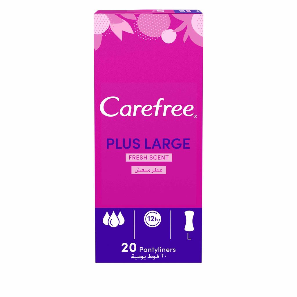 Carefree Panty Liners, Large - Pack of 20