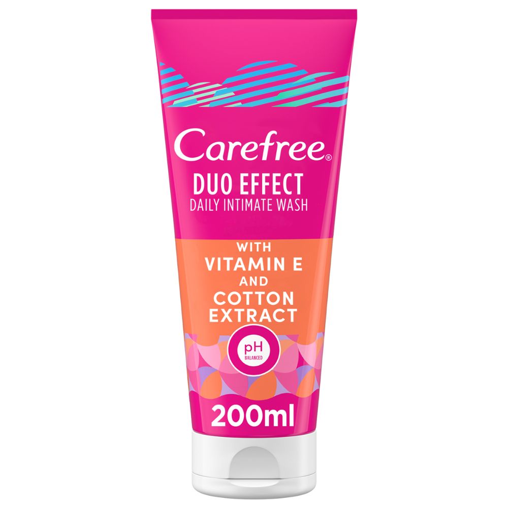 Carefree Daily Intimate Wash Vitamin E Cotton Extract 200ml