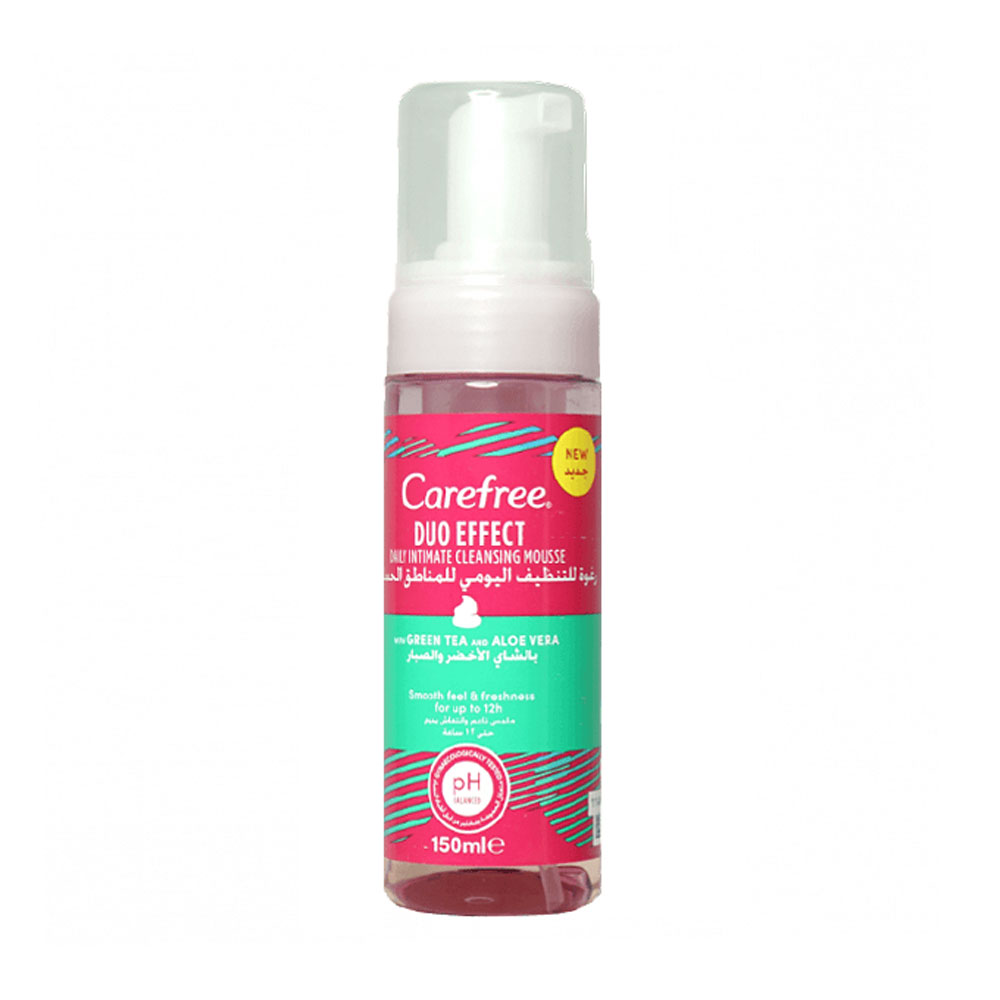 Carefree - Daily Cleaning For Sensitive Areas With Green Tea And Aloe Vera -150ml
