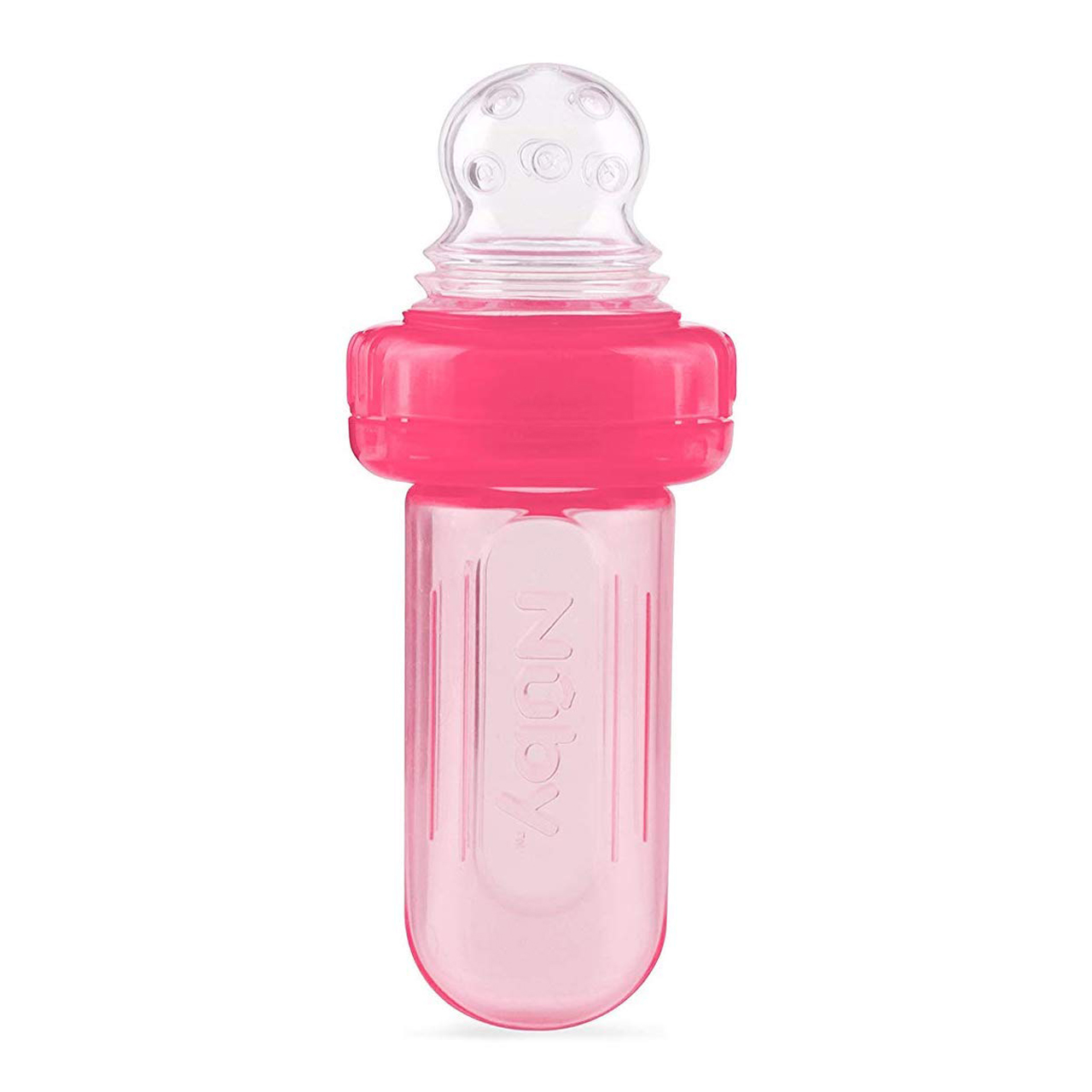 Nuby - Esay Squeezy Feeder 40ml 6+m - Pink