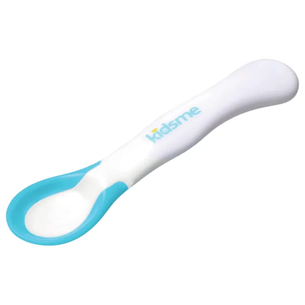 Kidsme - Ideal Temperature Feeding Spoon +6 months 2 pcs - Aquamarine