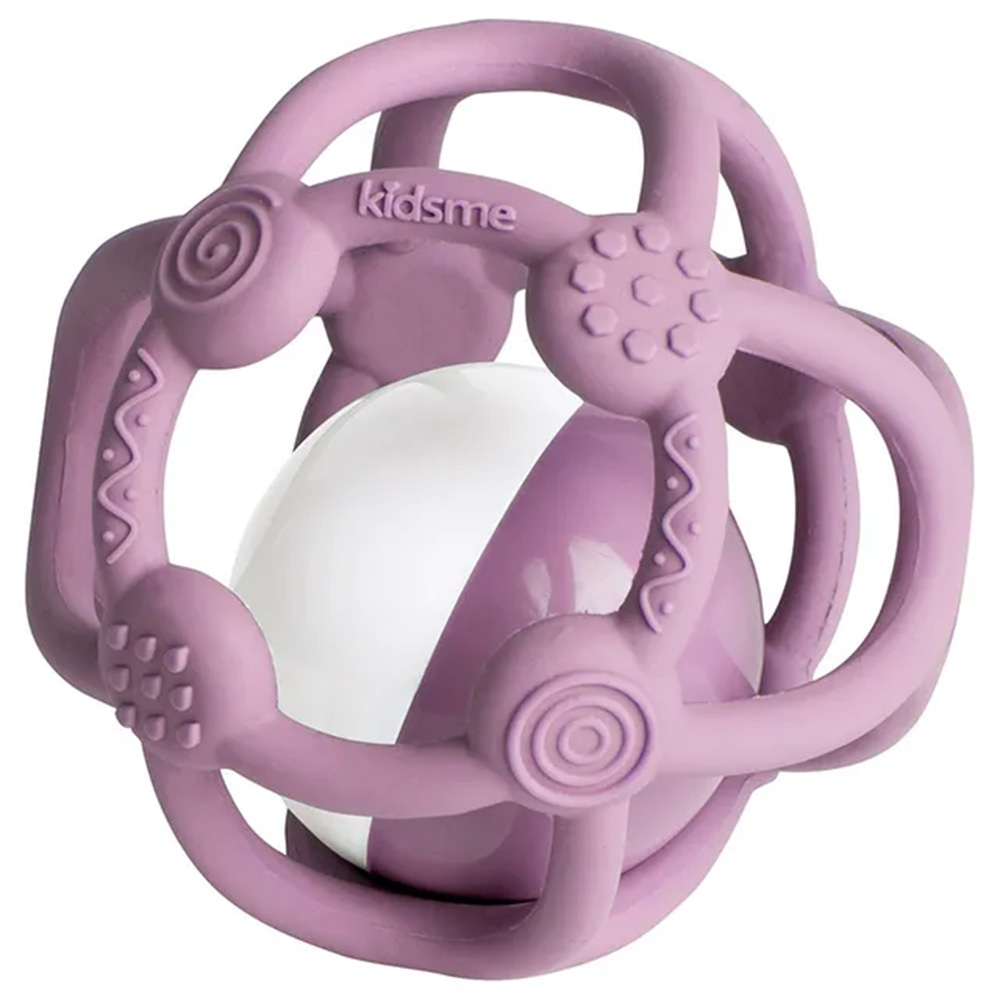 Kidsme - Silicone Teething Ball +3 months - Purple