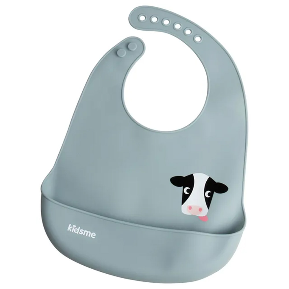 Kidsme - Easy Clean Bib +6 months - Azure