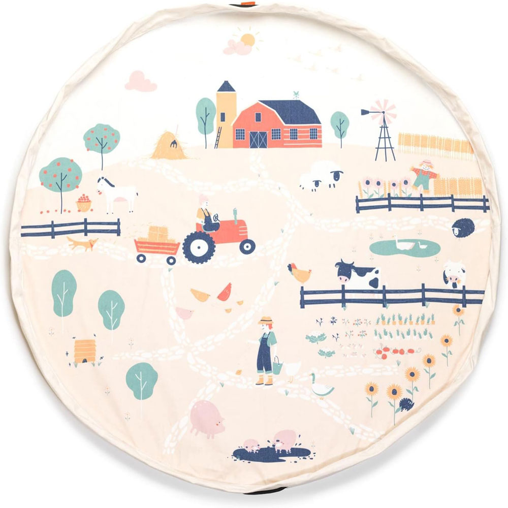 Play & Go - Playmat & Storage Bag - Farm double printed