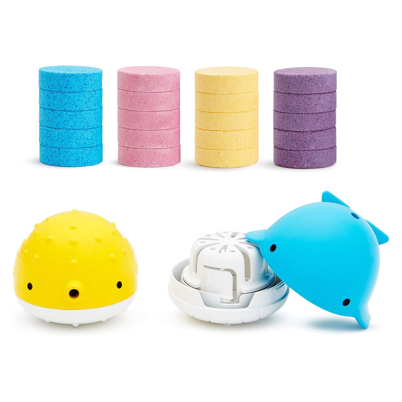 Munchkin - Color Buddies Moisturizing Bath Water Color-20 Tablets