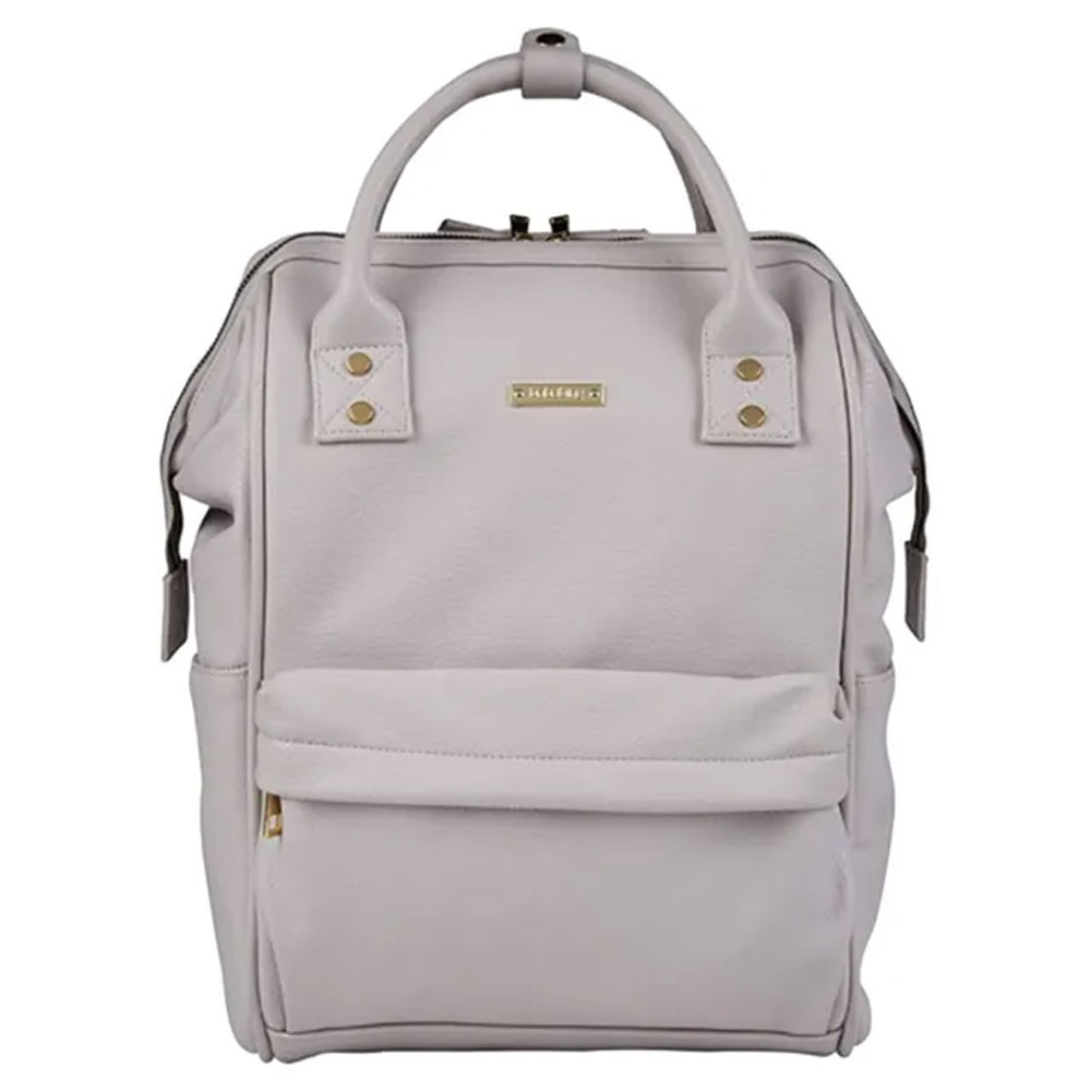 Bababing - Mani Vegan Leather Backpack - Blush Grey