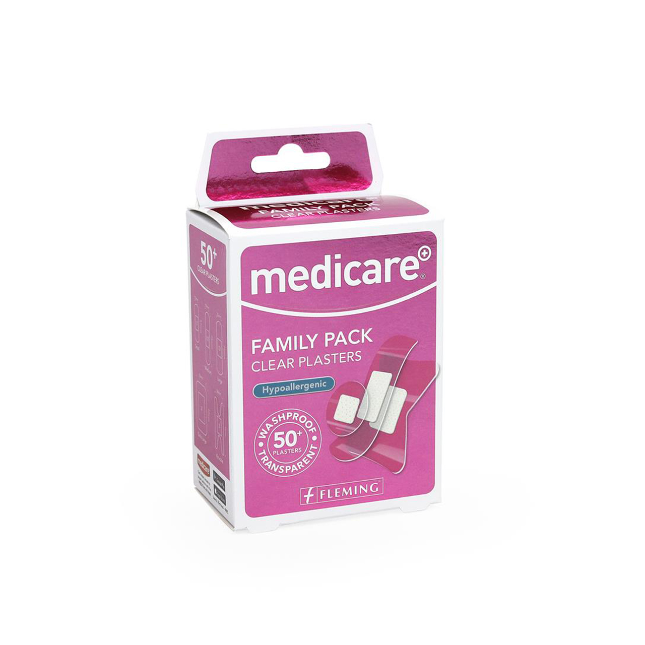 Medicare - Family Pack Clear Plasters - 50Pcs