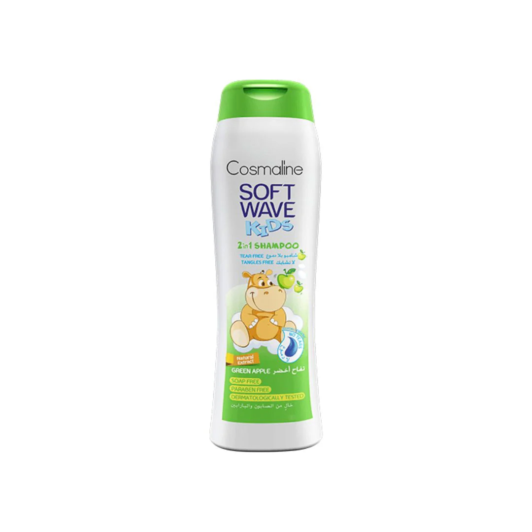 Cosmaline - Soft Wave 2 in 1 Shampoo 400ml - Green