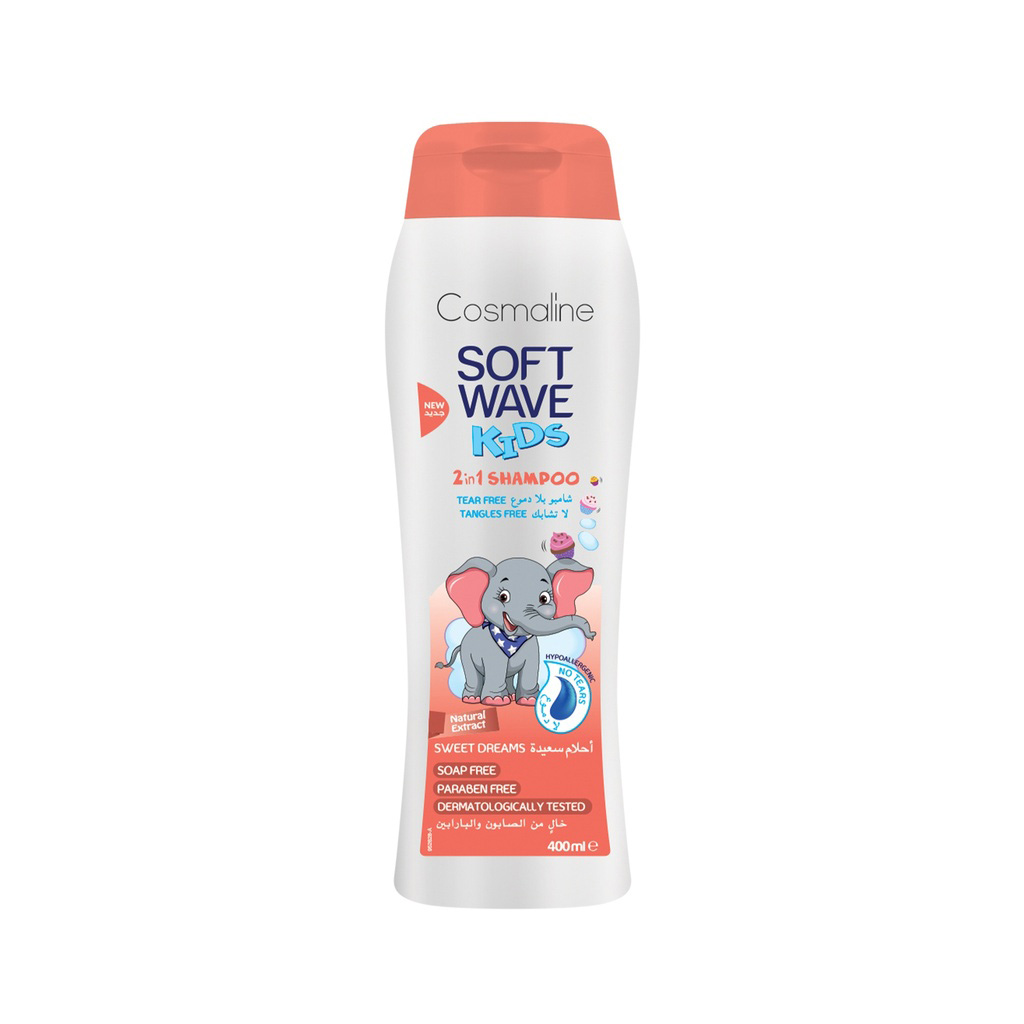 Cosmaline - Soft Wave 2 in 1 Shampoo 400ml - Pink