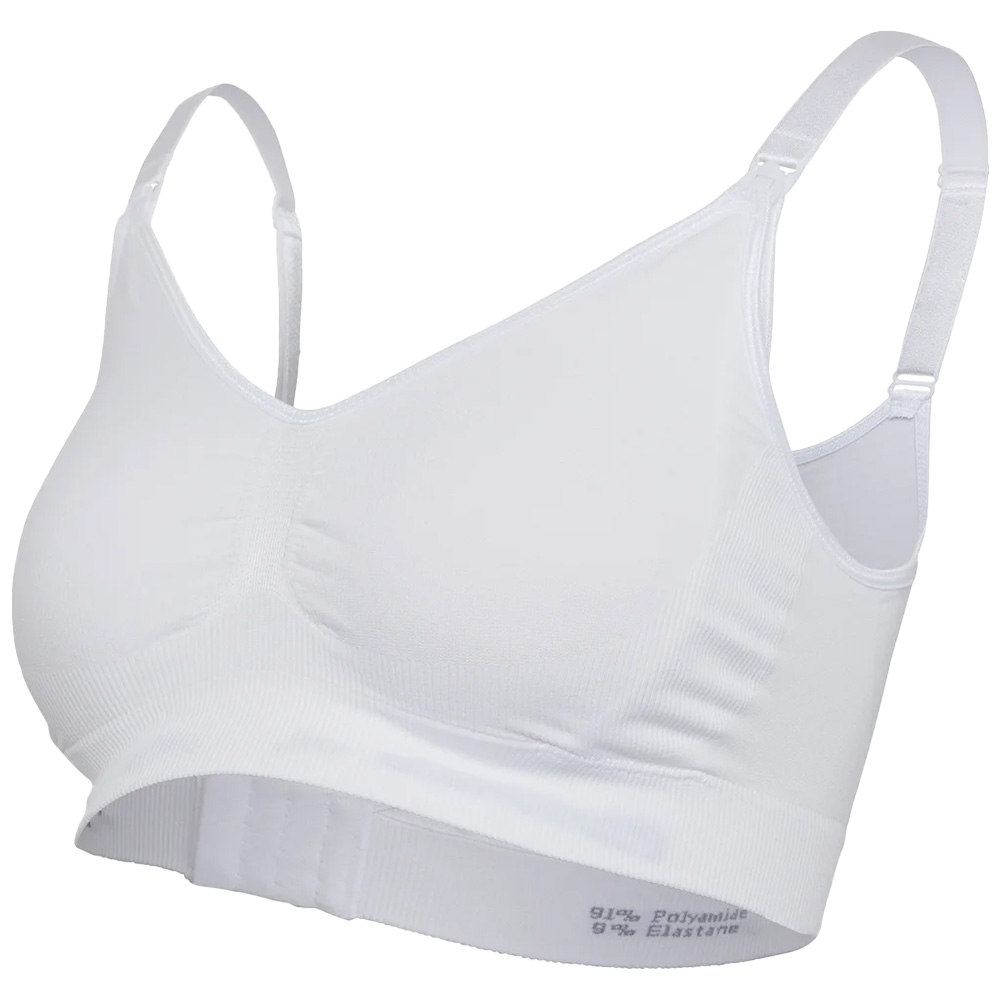 Carriwell - New Mum - Seamless Original Maternity and Nursing Bra - White - Size S