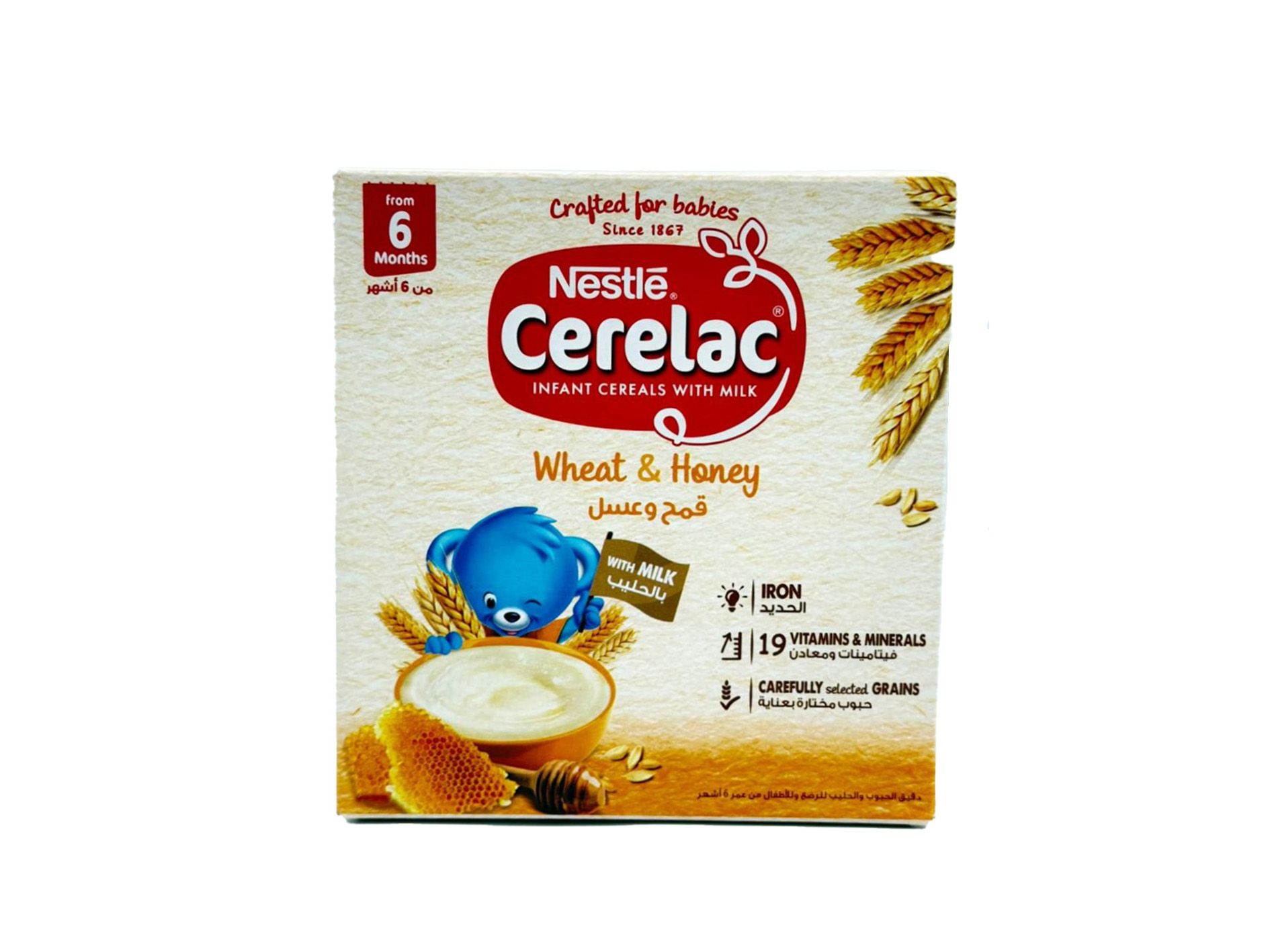 نسلة - سيريلاك للأطفال - قمح وعسل - 6+ شهر