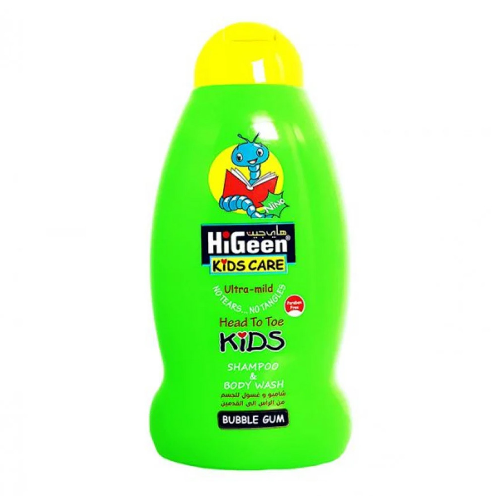 Higeen - Kids Care Shampoo and Body Wash 500 ml - Bubble Gum
