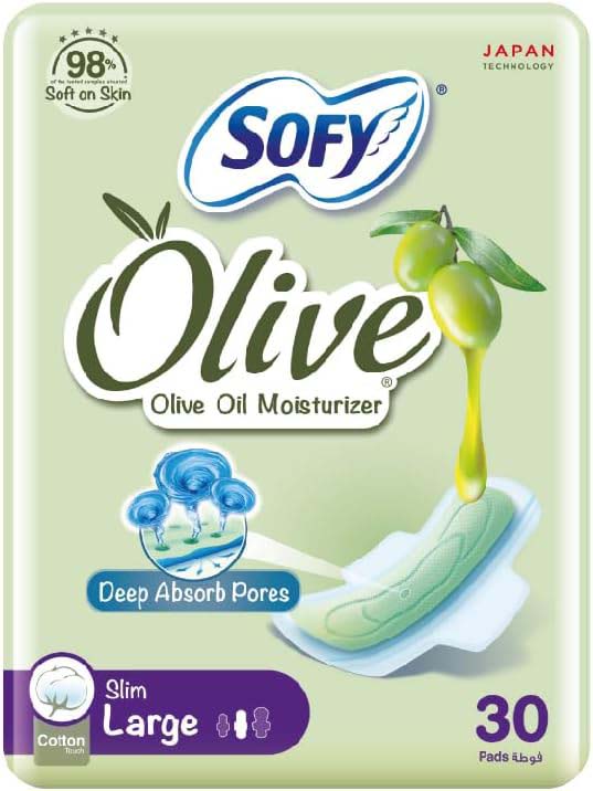 Sofy - Olive Oil Large Wings - 30Pcs