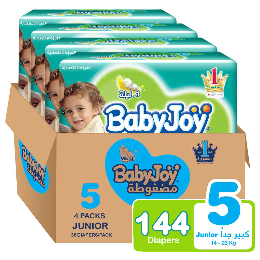 BabyJoy - Number 5 - Diapers Saving Box, 14-25kg - 144 Diapers