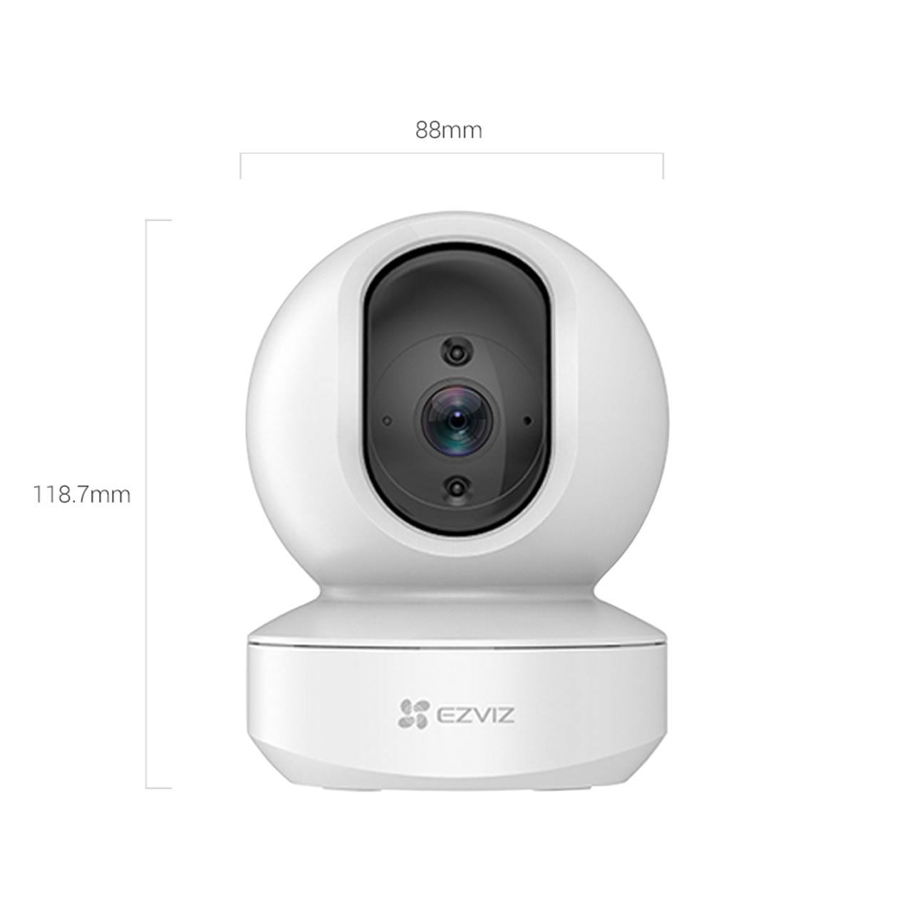Ezviz - Smart Home Camera Wi-Fi TY1 Pro - White