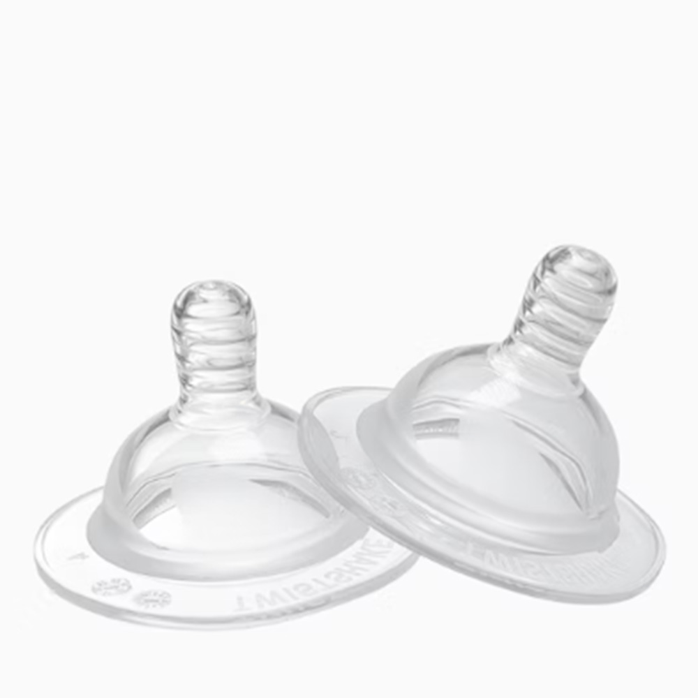 Twistshake - Baby Silicone Bottle Teat Plus +6 months - 2 pcs