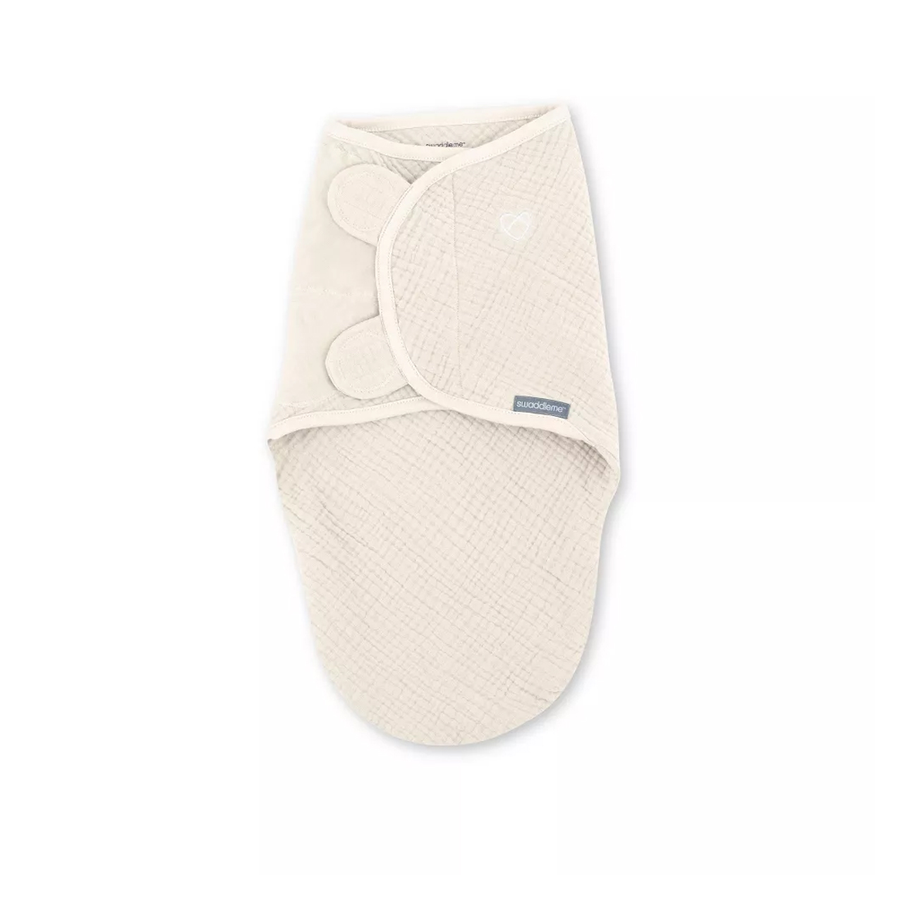 SwaddleMe - Ingenuity Muslin Original Swaddle 0-3m - 1pk - Cream