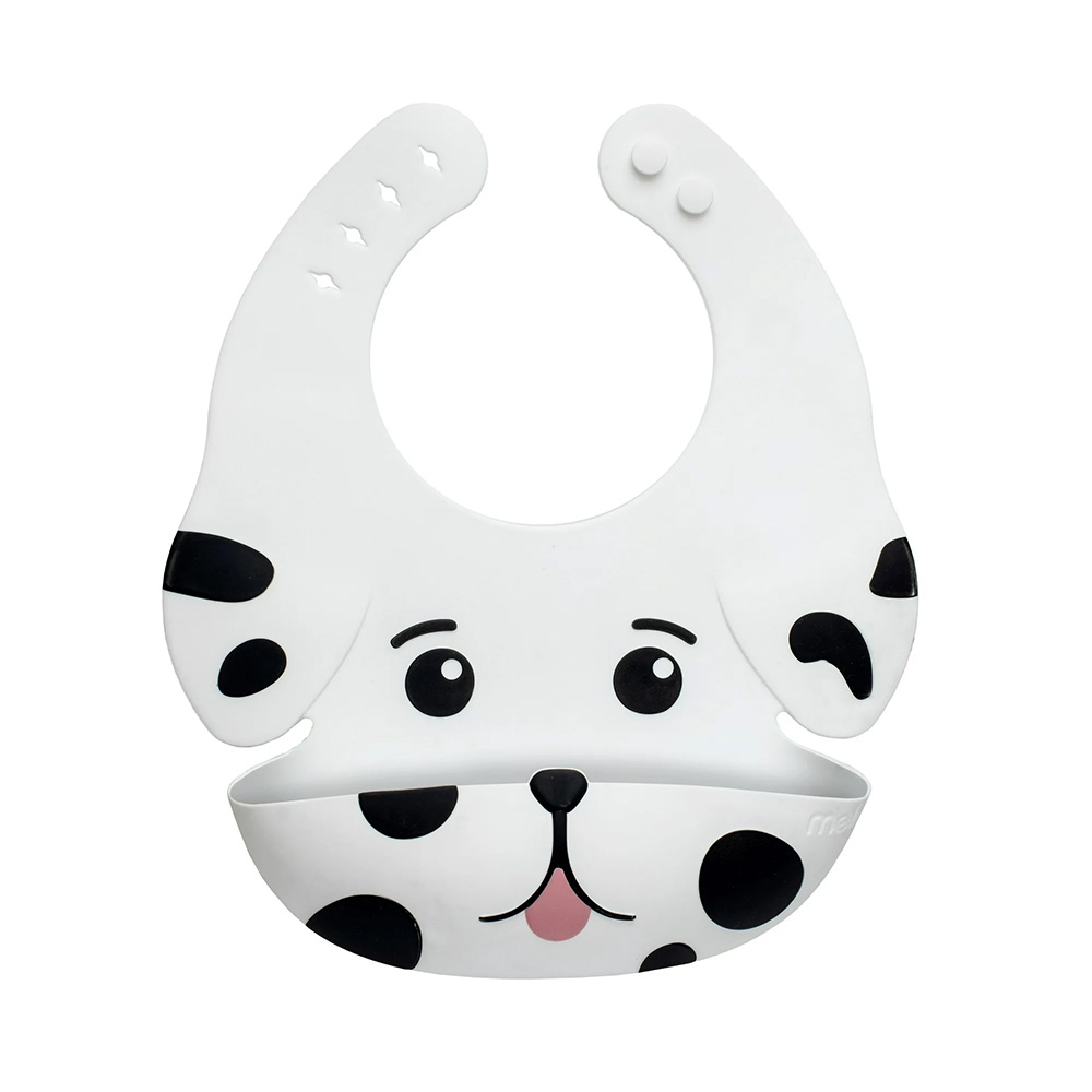 Melii - Silicone Bib - Dog Dalmation