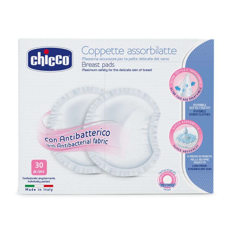Chicco - Breast Pads 30pcs - White