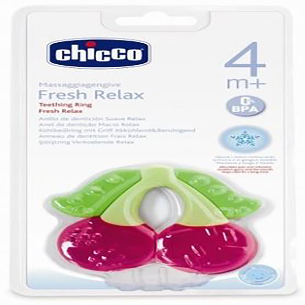 Chicco - Fresh Relax Cherry Teether 4m+ - Pink