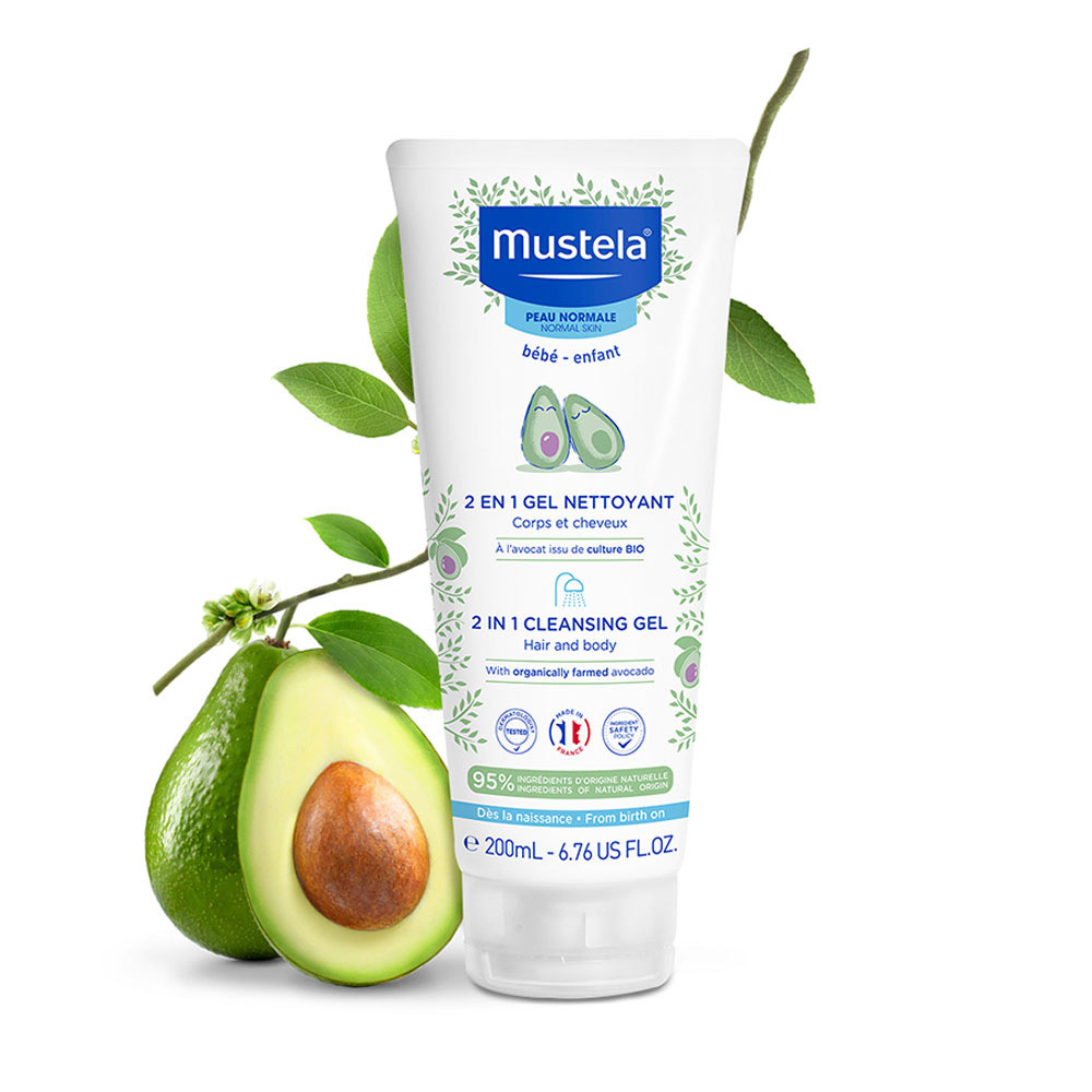 Mustela -Normal Skin - 2 in1 Cleansing Gel Hair and Body 200ml
