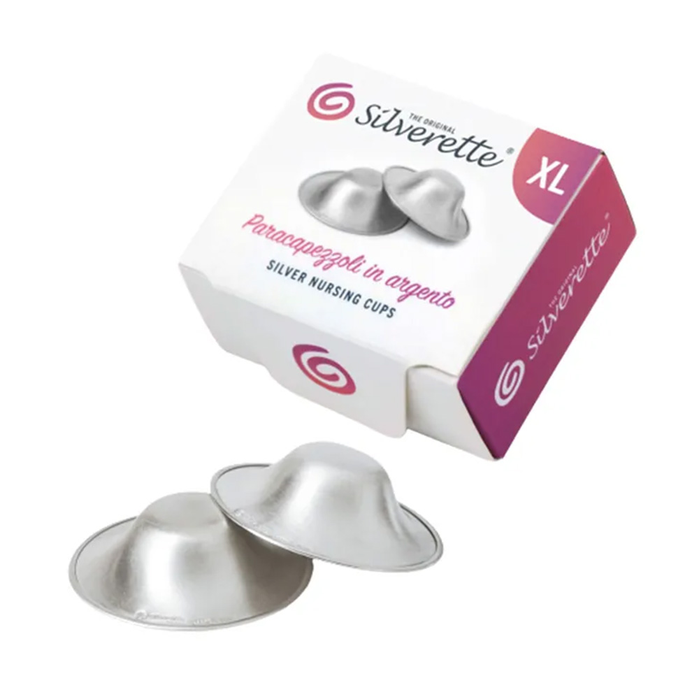 سيلفيريت -  أكواب حماية الحلمة الفضية - أكس لارج