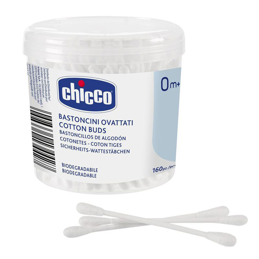 Chicco - Cotton Buds - 0+m - 160 Pcs