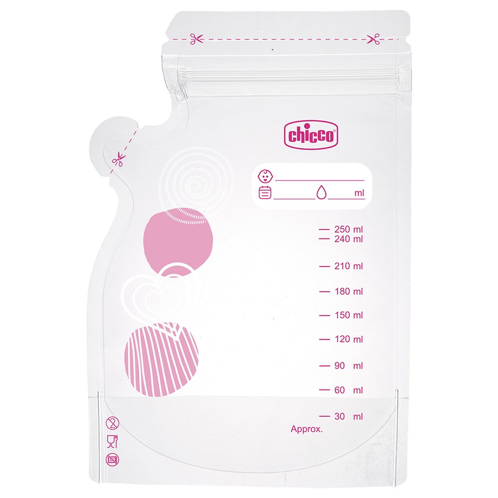 Chicco - Breastmilk Storage Bags 30pcs