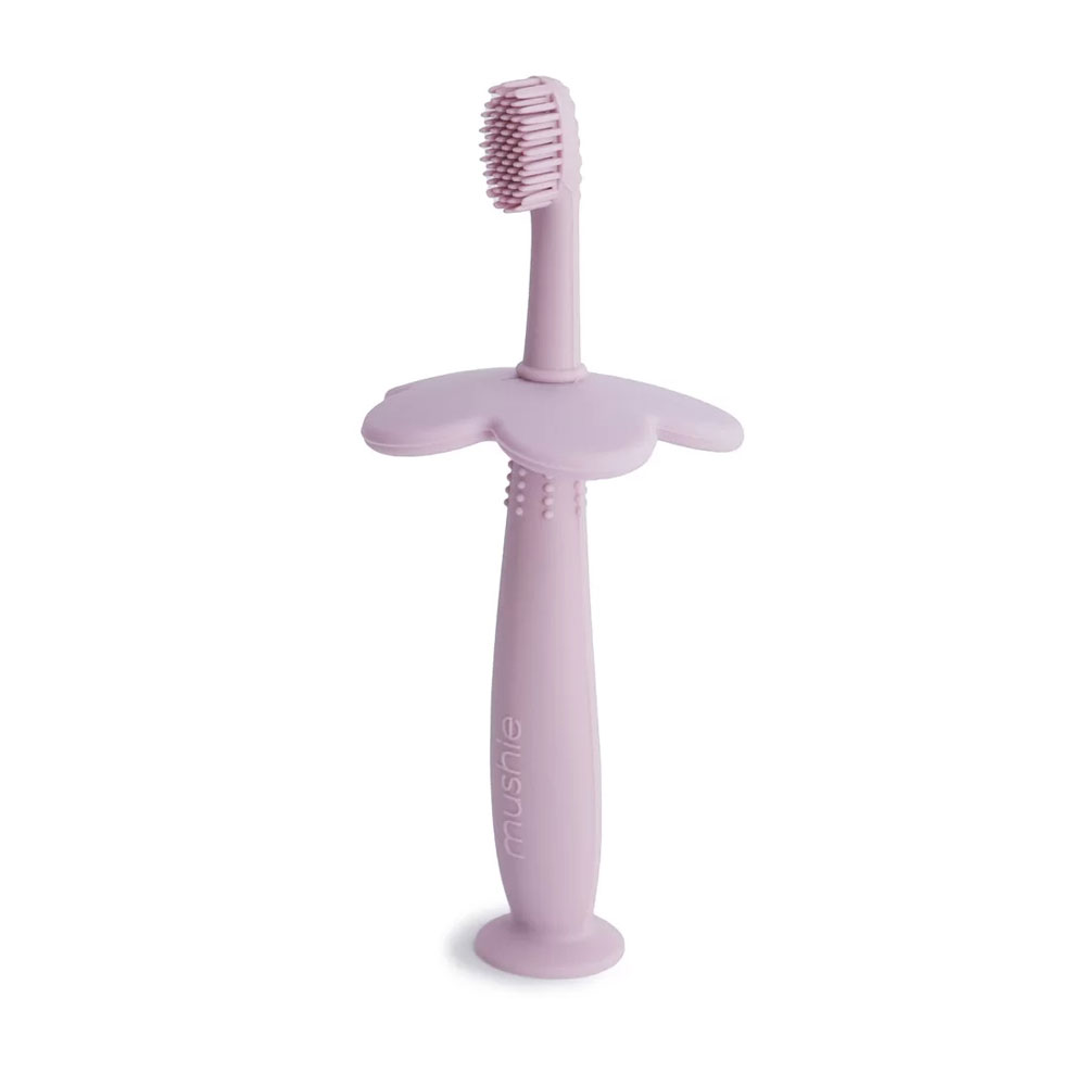 Mushie - Star Training Toothbrush - Soft Lilac