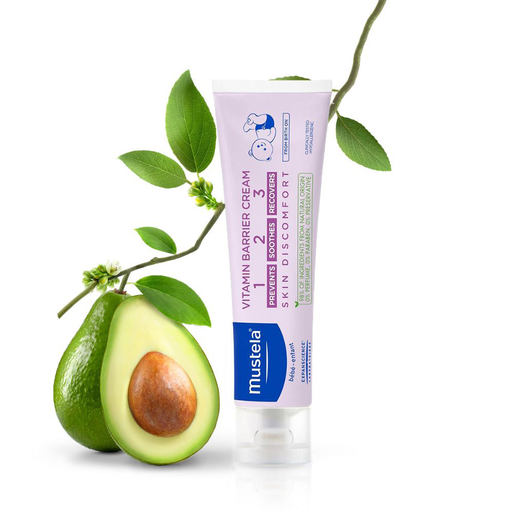 موستيلا - كريم الفيتامين الواقي للرضيع بثلاث خطوات للحفاظات 50 مل