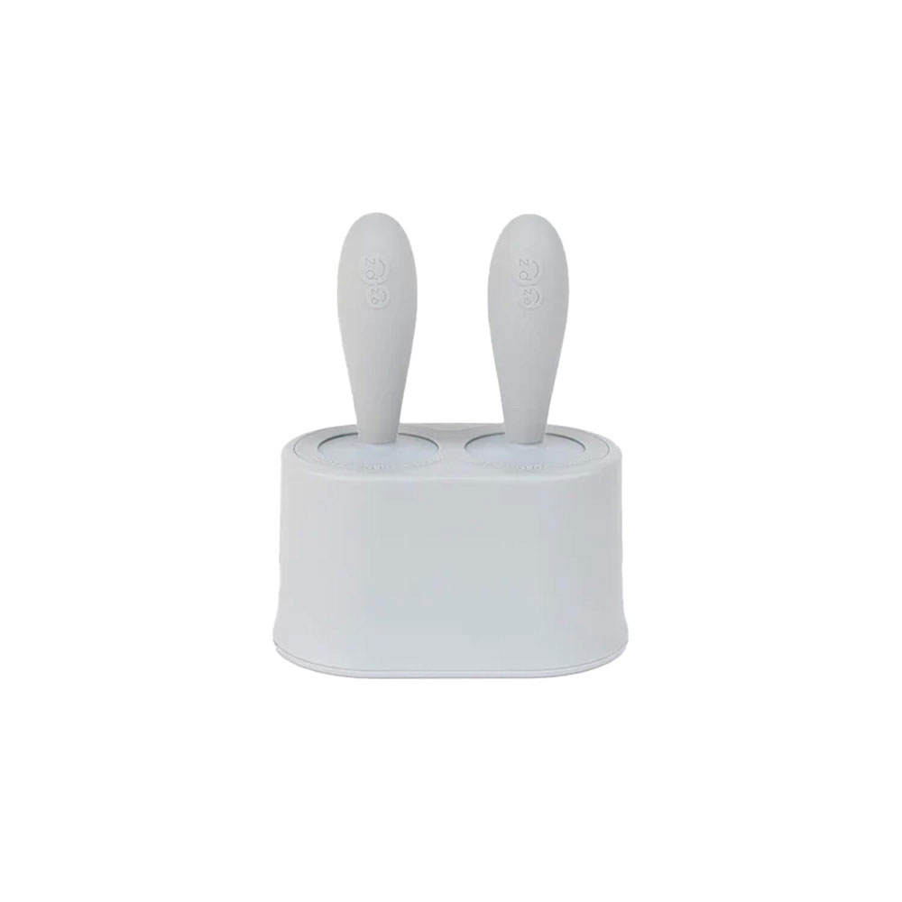 إزي بيزي - قالب مصاصة للأطفال يساعد في تخفيف ألم التسنين  - رصاصي - 4+أشهر