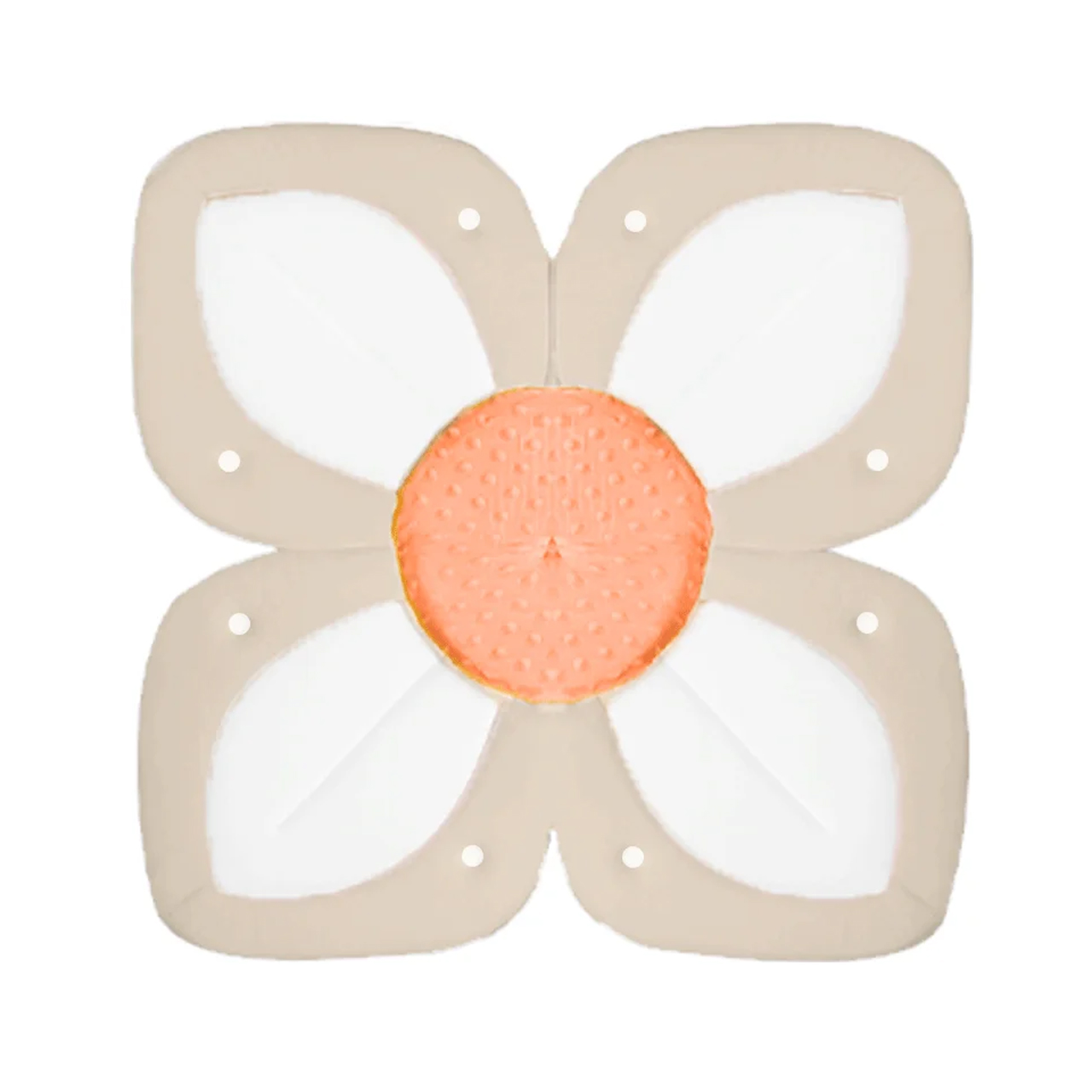 Blooming Bath Lotus with Snaps Cream/White/Clay