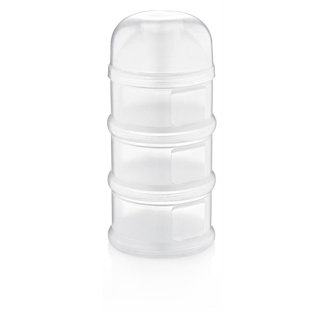 Babyjem -  Layered Powder & Food Container - White