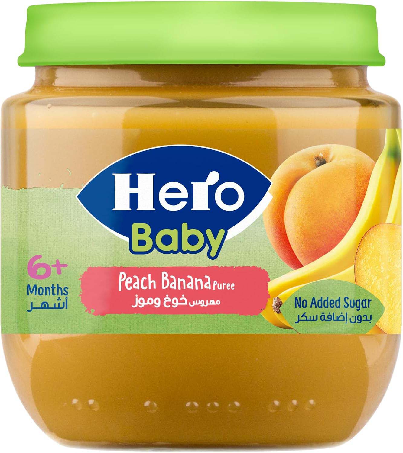 Hero Baby - Baby Puree - Peach & Banana - 6+m