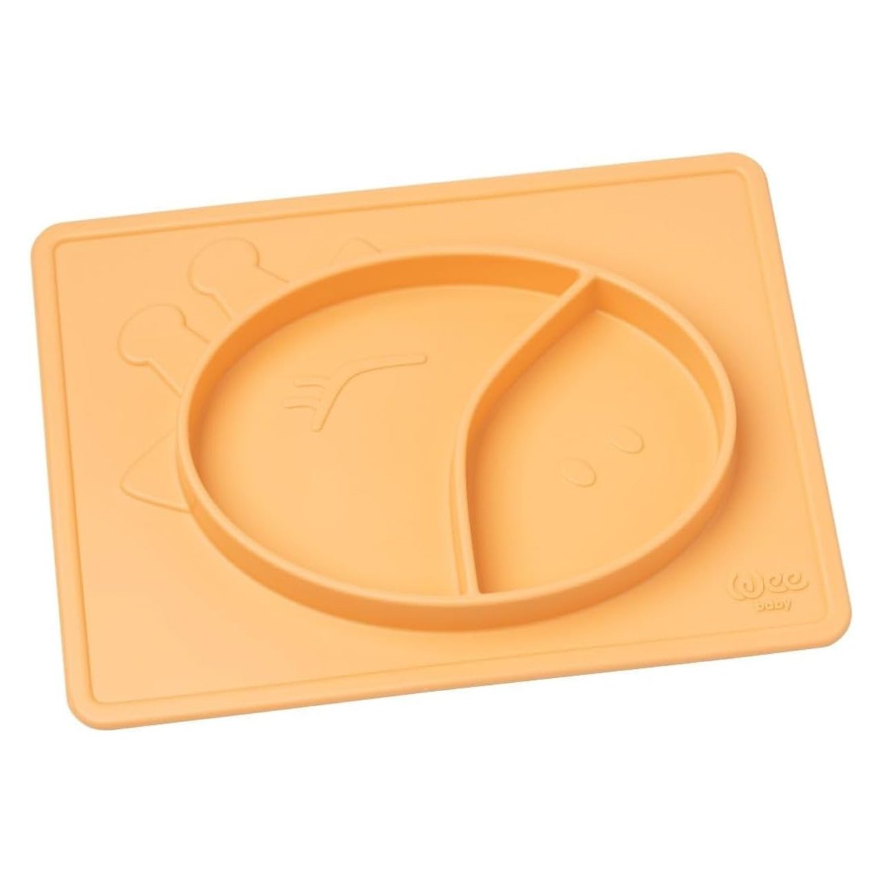 wee baby - Silicone Placemat Plate - Orange