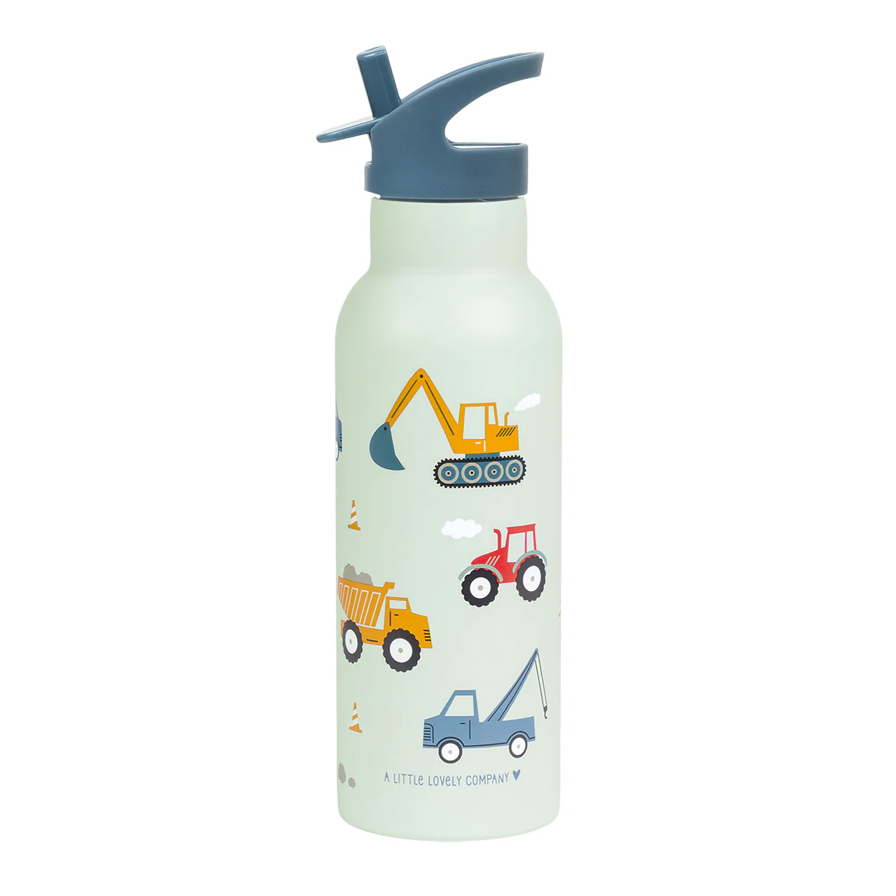 A Little Lovely Company - Stainless Steel Drink Bottle 500ml - Vehicles