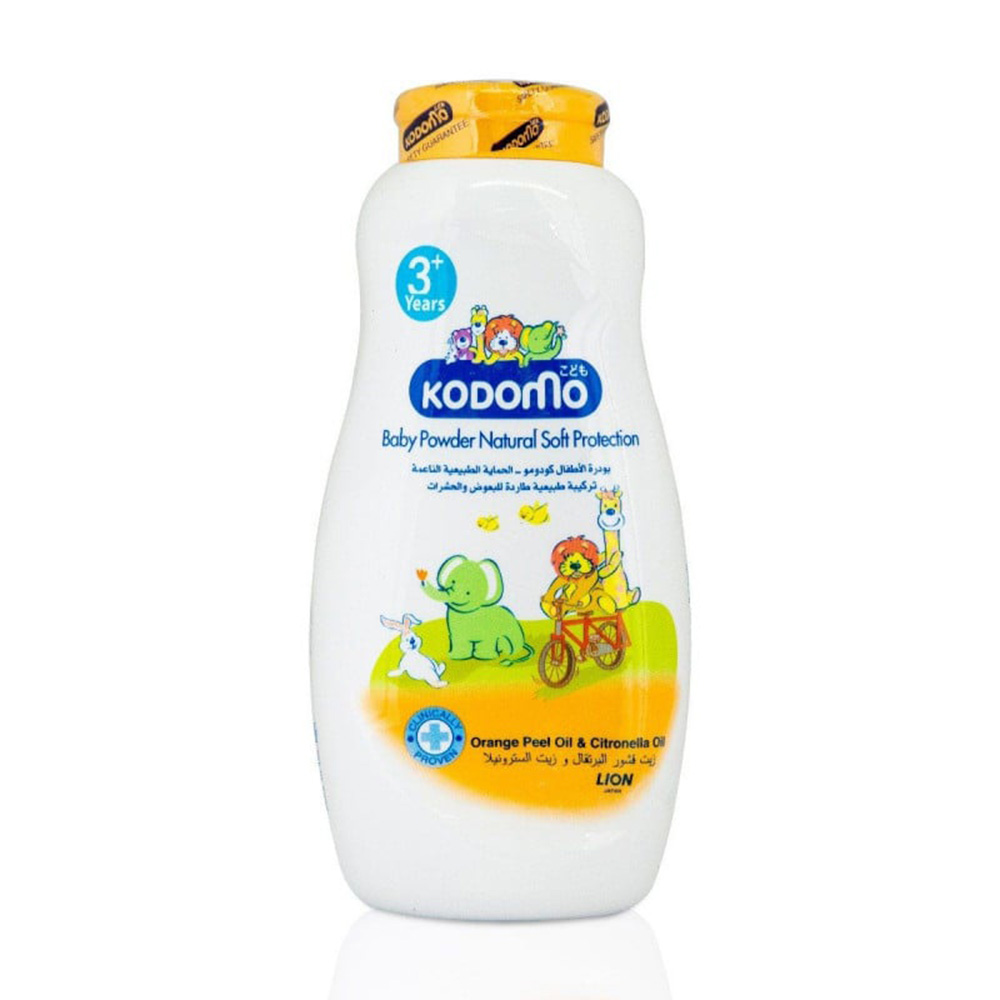 Kodomo Baby Powder Kodomo No Perfume 200gm - Orange