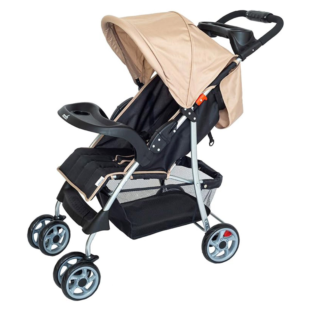 Moon - Trek One Fold Stroller - Beige