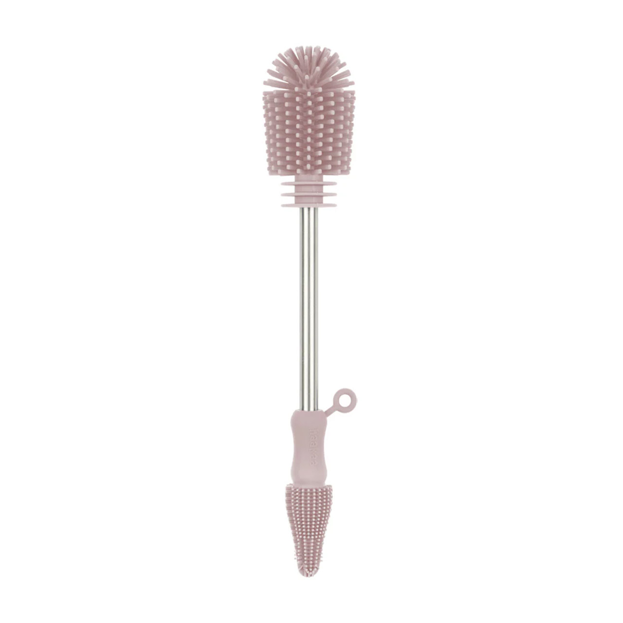 Haakaa - Silicone Double Ended Bottle Brush - Blush