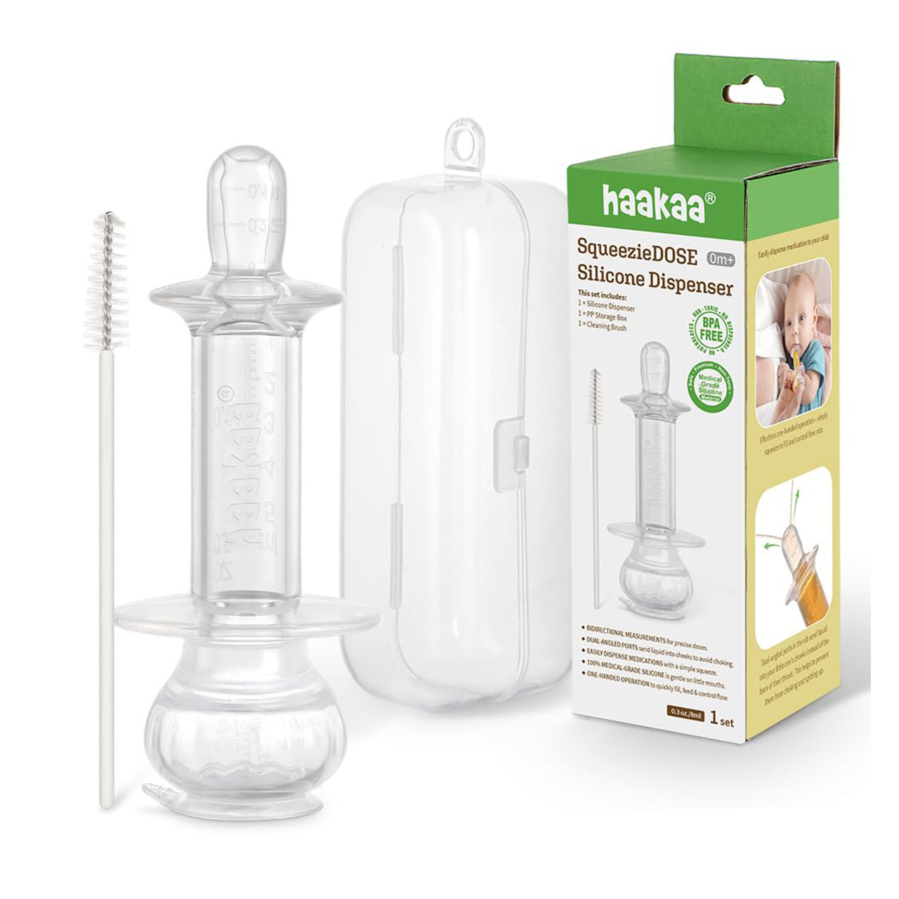 Haakaa - Squeezie Dose Silicone Dispenser - 8ml