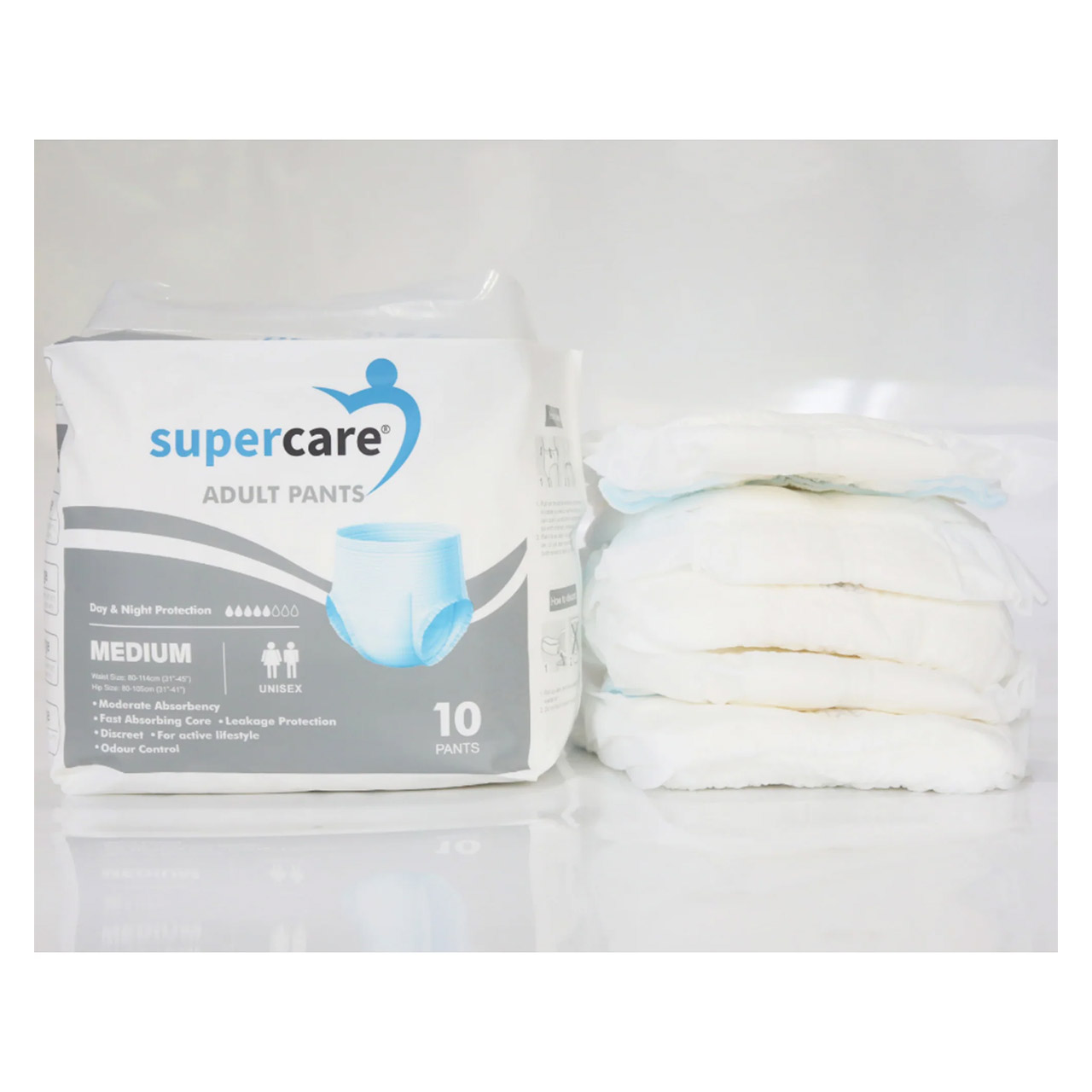 SuperCare - Adult pants - 10 pcs - M