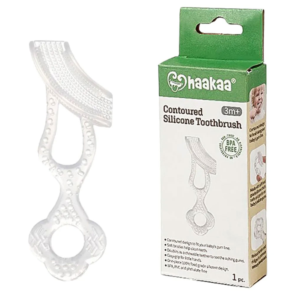 Haakaa - Contoured Silicone Toothbrush