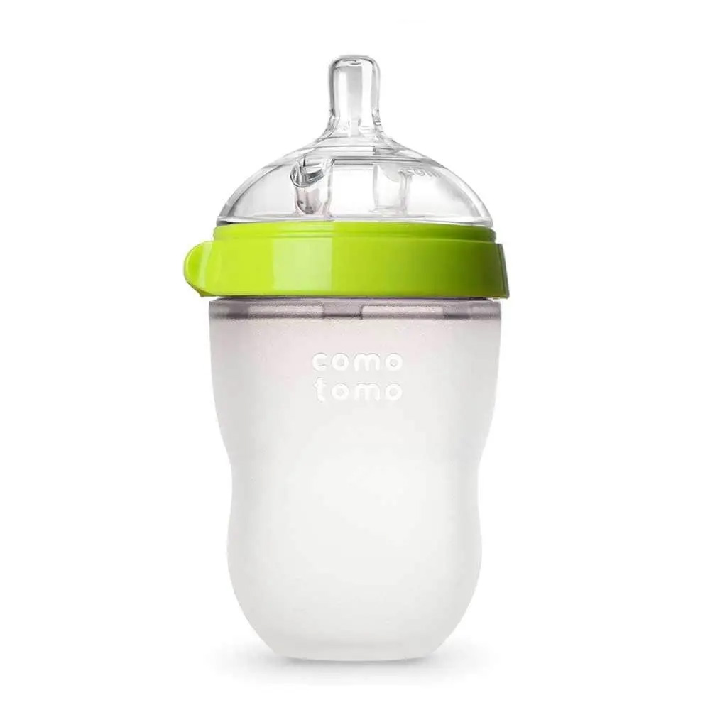 Comotomo - Natural Feel Baby Feeding Bottle 250 ml - Green