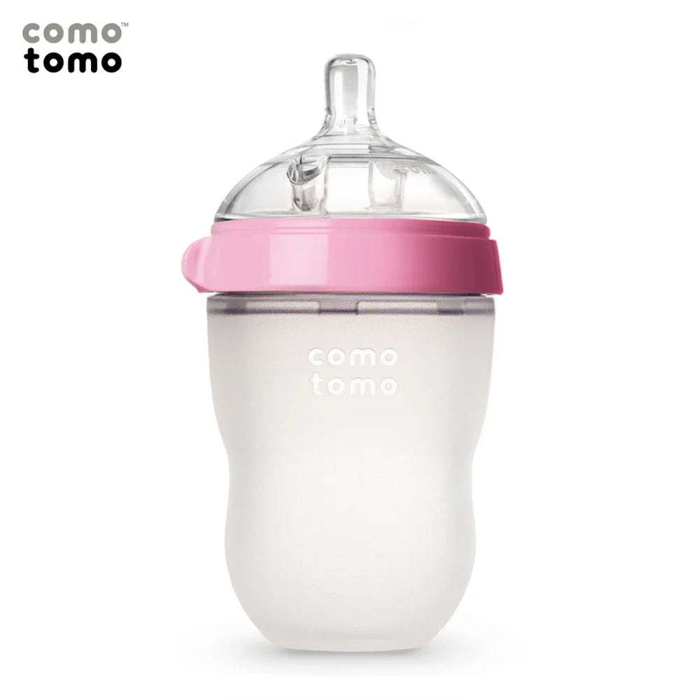 Comotomo - Natural Feel Baby Feeding Bottle 250 ml - Pink