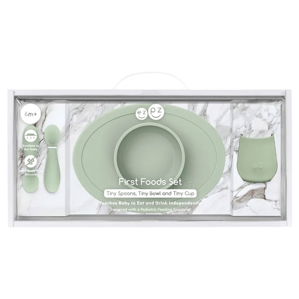Ezpz - First Food Set - Sage