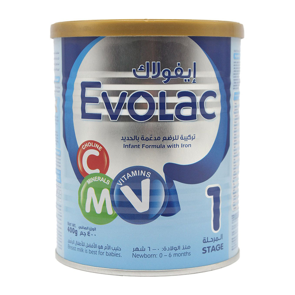 Evolac - Baby Milk Powder 400g Stage 1 - 0-6m